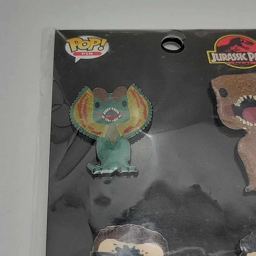 Pop Jurassic Park Nwtg Set of 4 Pins